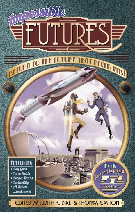 Impossible Futures - (Fall 2013). Edited by Tom Easton and Judith Dial, and includes cover art by Duncan Eagleson.